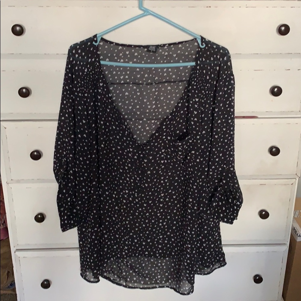 Torrid Chiffon Blouse